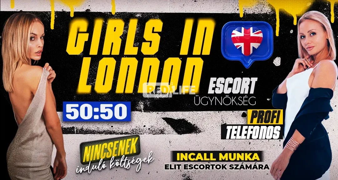 [Girls in London] Escort munkalehetőség